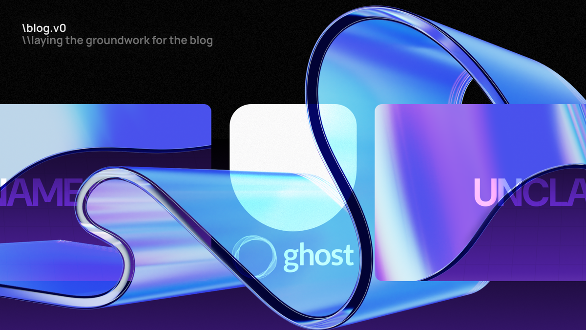 Thumbnail with the Unclaimed and Ghost logos, representing domain investing platform and startup insights.